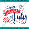 happy fourth of july SVG 1