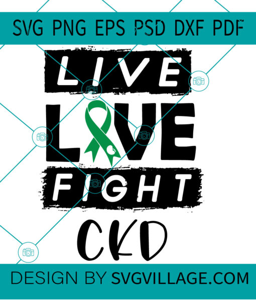 live love fight ckd svg