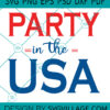 party in the USA SVG