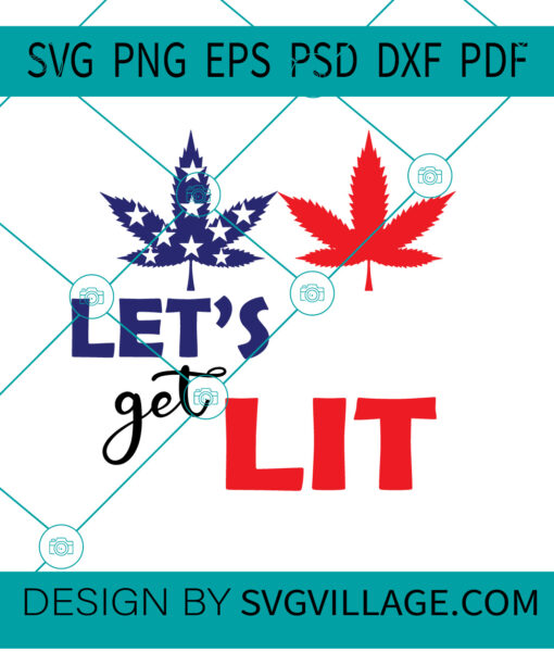 patriotic cannabis SVG