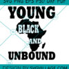 young black and unbound SVG