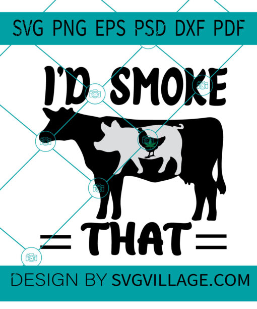 I D SMOKE THAT SVG