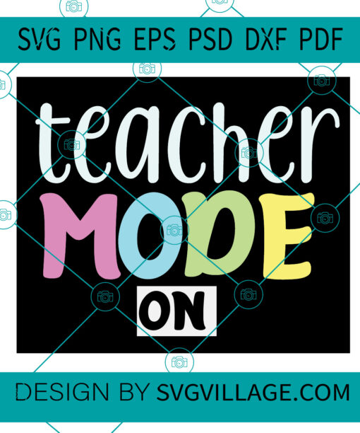 TEACHER MODE ON SVG