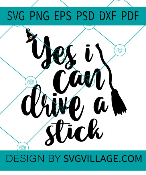 YES I CAN DRIVE A STICK SVG