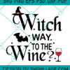 witch way to the wine SVG