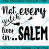 not every witch lives in Salem SVG