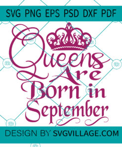 queens are born in September SVG
