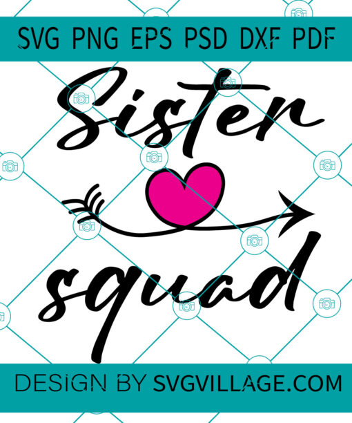 sister squad SVG