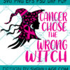 Cancer Chose The Wrong Witch SVG