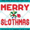 Merry Slothmas SVG