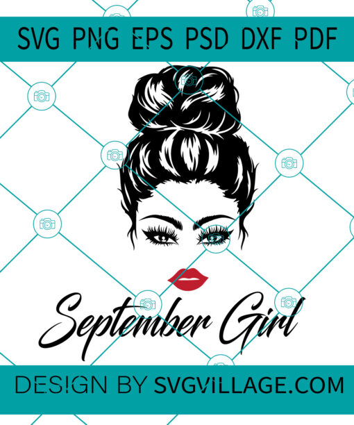 September Girl SVG
