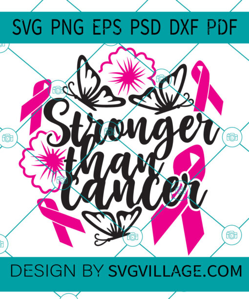 Stronger Than Cancer SVG