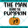 The Man Behind The Pumpkin SVG
