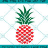 Valentine's Pineapple SVG