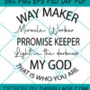 Way Maker SVG