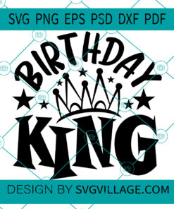 Birthday King SVG
