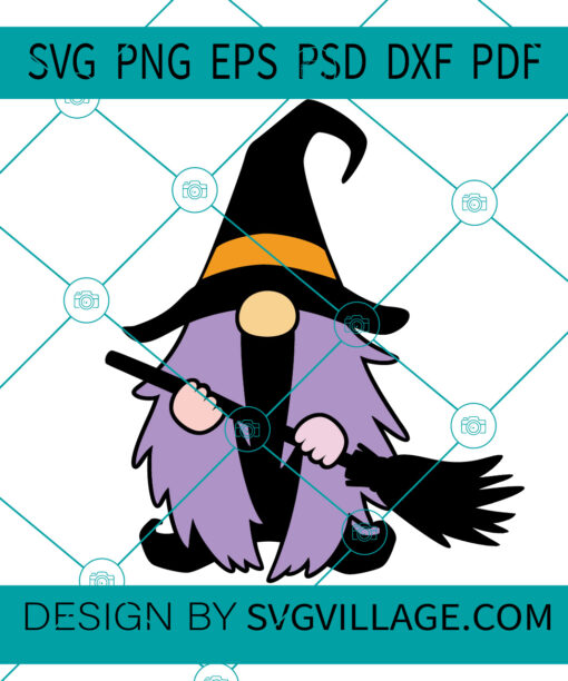 Gnome Witch SVG