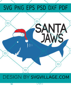Santa Jaws SVG