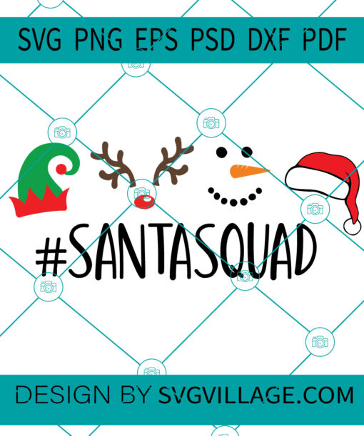 Santa Squad SVG
