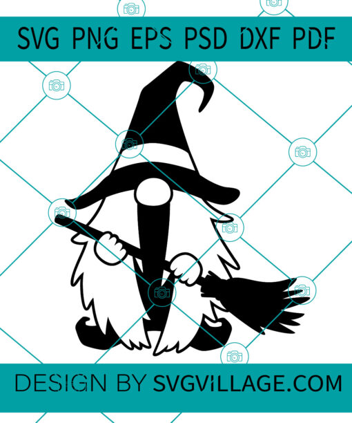 Witch Gnome SVG
