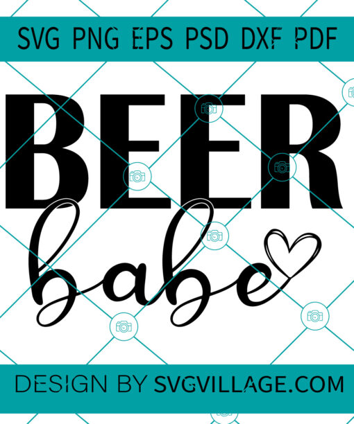 Beer Babe SVG