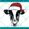Christmas Heifer Cow SVG