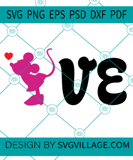 Disney Love SVG