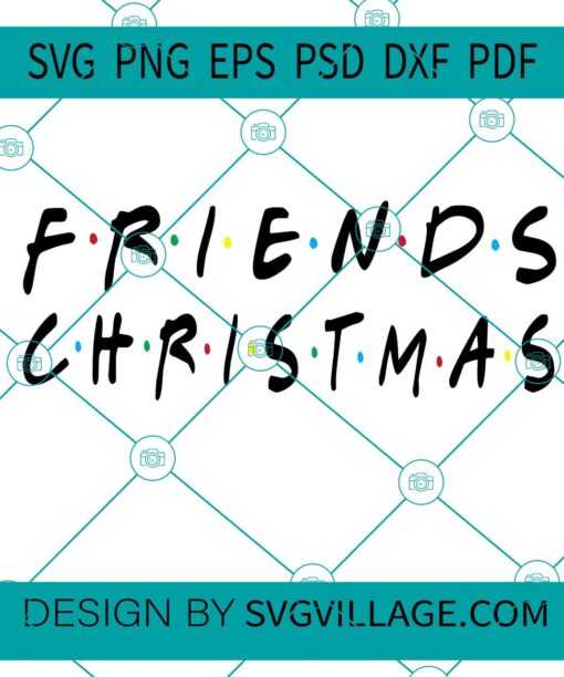 Friends Christmas SVG