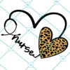 Leopard Nurse Stethoscope SVG