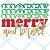 Merry And Bright SVG