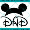 Mickey Dad SVG