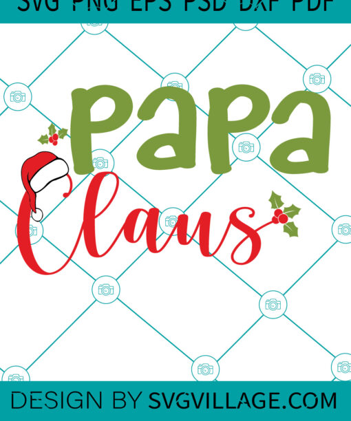 Papa Claus SVG