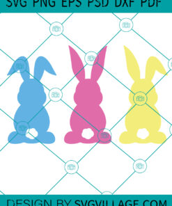 Easter Bunnies SVG