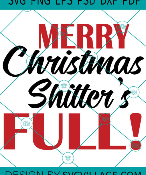 Merry Christmas Shitter's Full SVG
