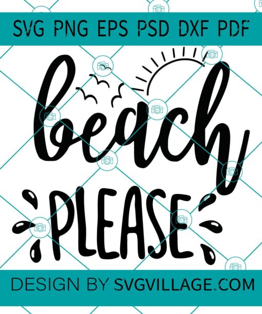 Beach Please svg