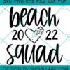 Beach Squad 2022 SVG