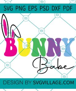 Bunny Babe SVG
