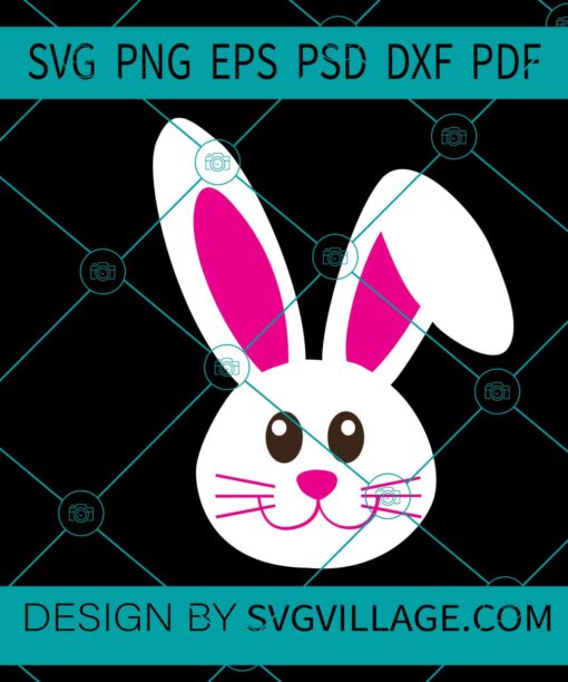 Bunny Face SVG