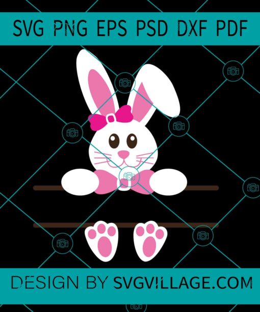 Easter Name Frame SVG