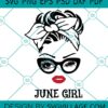 June Girl SVG