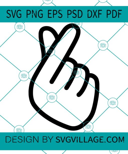 Kpop Love Sign SVG