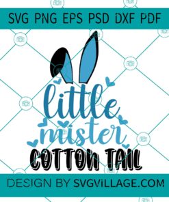 Little Mister Cotton Tail svg