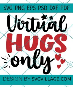 Virtual Hugs Only SVG