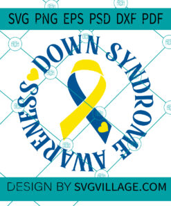Down syndrome awareness SVG