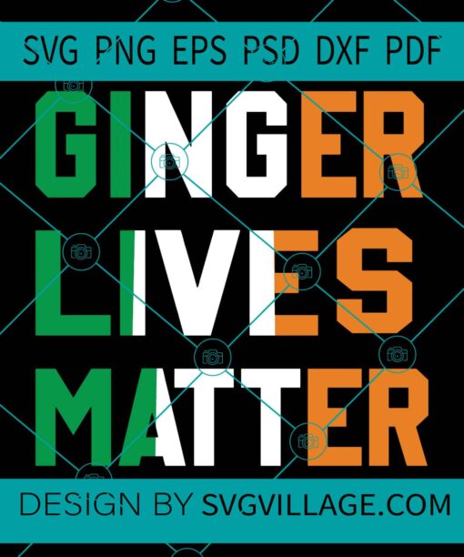 Ginger lives matter svg
