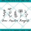 Grow Positive Thoughts svg
