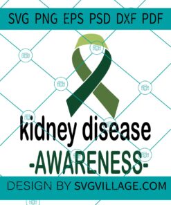Kidney disease awareness svg
