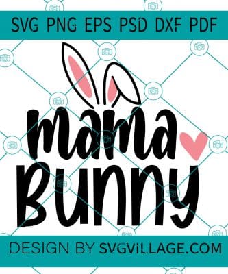 Mama Bunny SVG