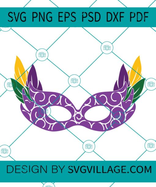Mardi Gras Mask SVG