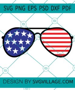 Patriotic Sunglasses SVG